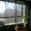 Hot sale New embroidered sheer fabric voile for hotel and living room linen fabric
