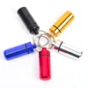 Logo print Waterproof Aluminum Pill Box Case Bottle Cache Drug Holder Keychain Container