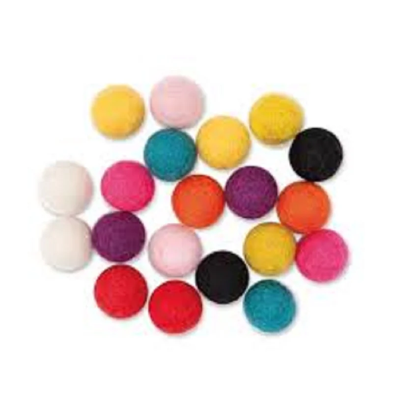 
Eco Friendly 100% Handmade 2cm Color Wool Balls For Home Decoration and Christmas  (62126657493)