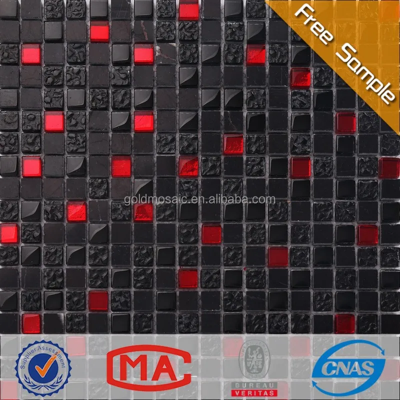 Jtc 1322 handwerk mosaik wand mosaik fliesen aufkleber rot und ...