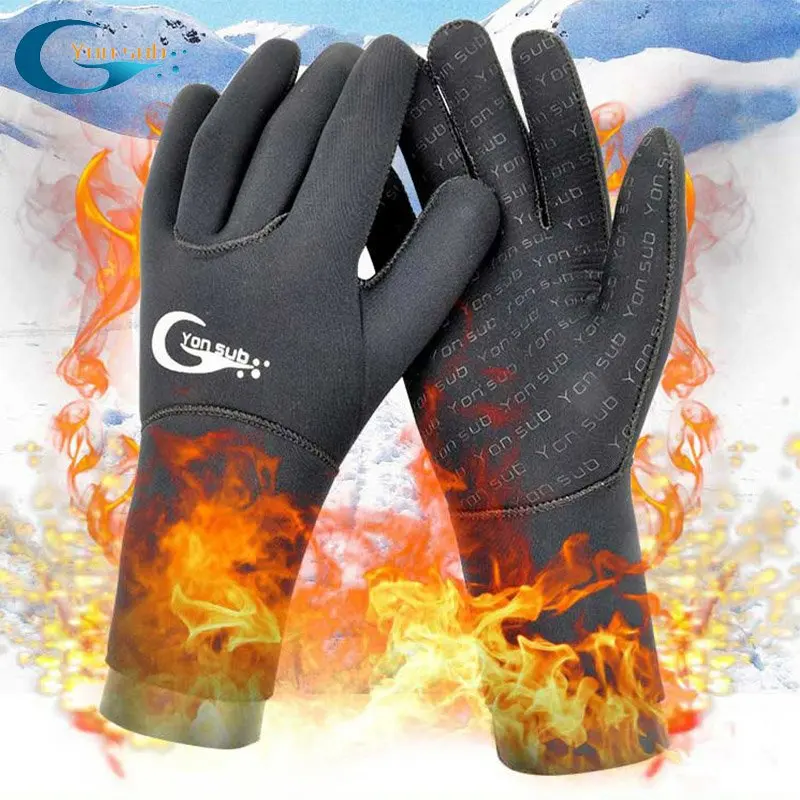 
3mm Neoprene super-elastic custom diving gloves 