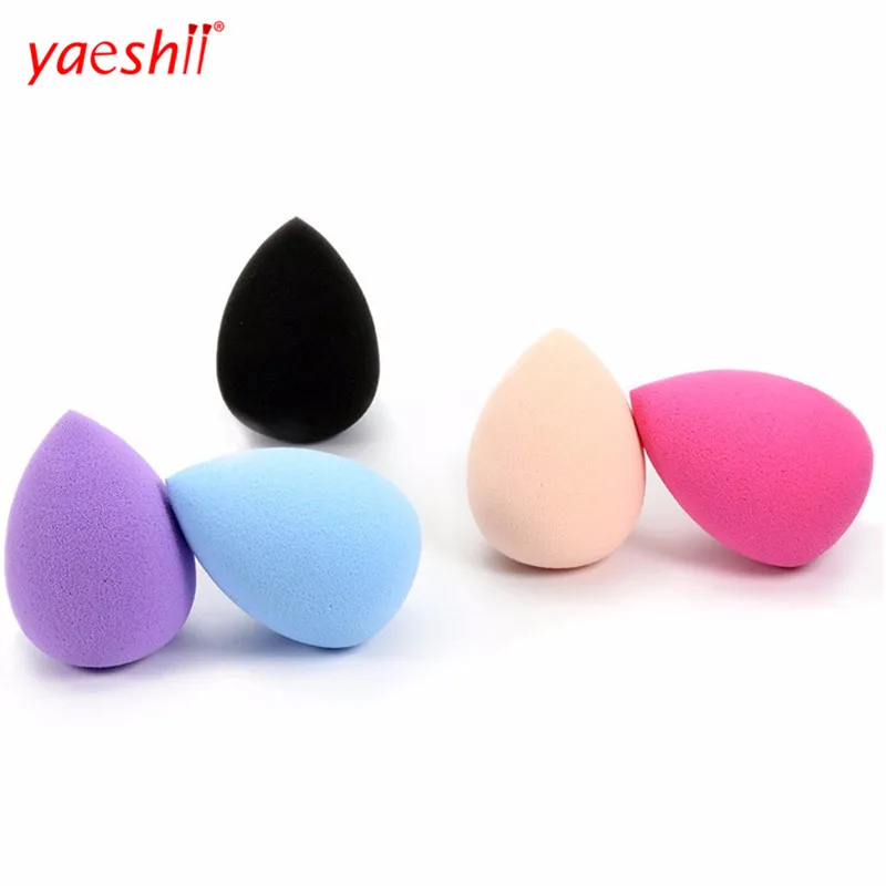 

Yaeshii Super Soft Beauty Cosmetic Puff Makeup Sponge, Black;white;pink;blue