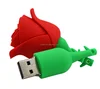 promotional gift Colorful Flower Rose PVC USB Flash drive memory stick 4GB 8GB 16GB