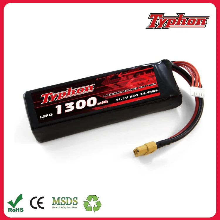 3s 11.1v 2200mah lipo battery with xt60 connector
