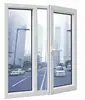 Swing opening upvc profile doors and upvc windows double glass casement window