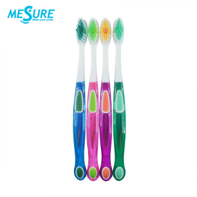 Antislip Handle Adults Toothbrush Gum Massager And Tongue Cleaner