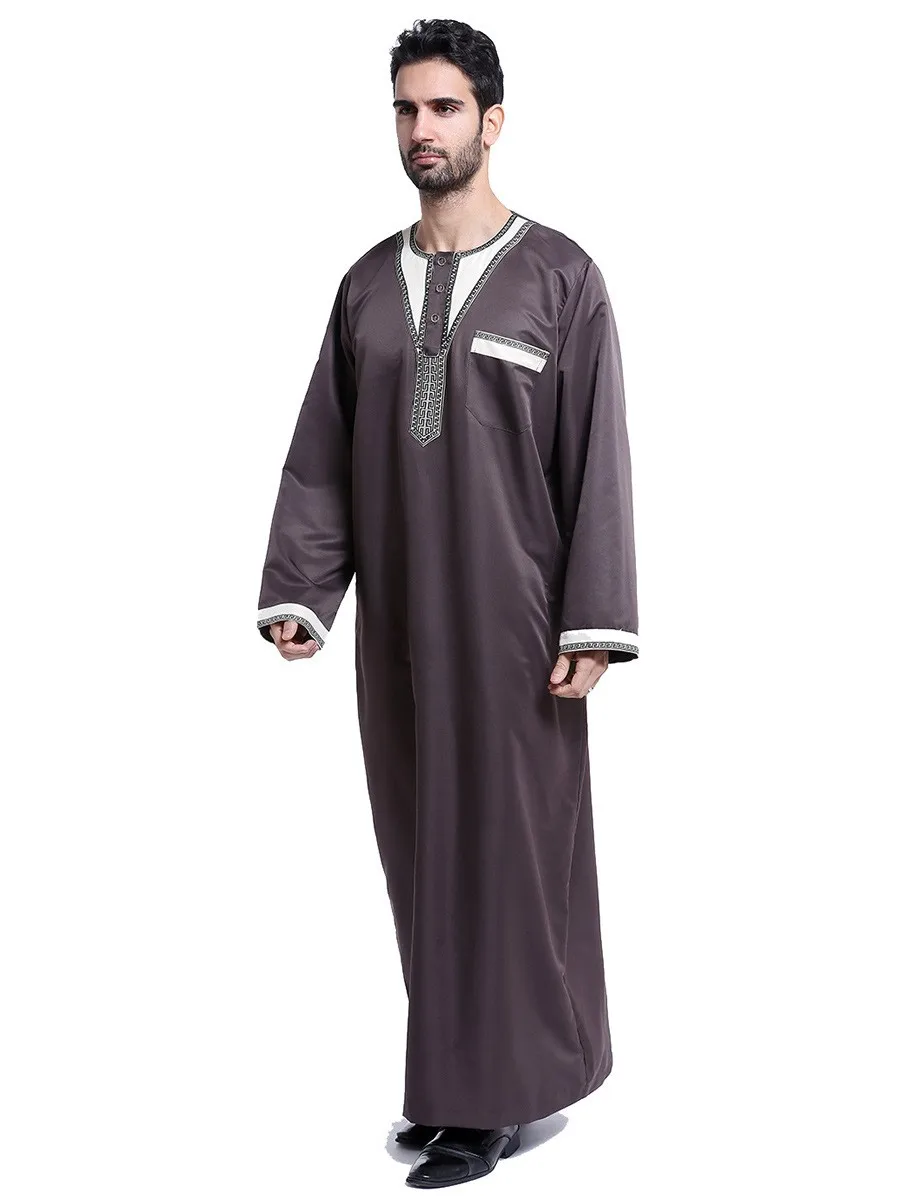 Th802# Men In Dubai Men Saudi Arab Thobe Kaftan Islamic Robes - Buy ...