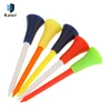 Hot Sale New Design Popular T154 Brand Caiton Warehouse Bulk Rubber Top Golf Tee With Insert Card Box Packing