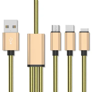 3 1 Elastic Charging Data Cable iPhone Tablets
