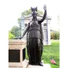 Metal Art Garden Use and Bronze Decorative Roman Goddess Sculptures of Wisdom