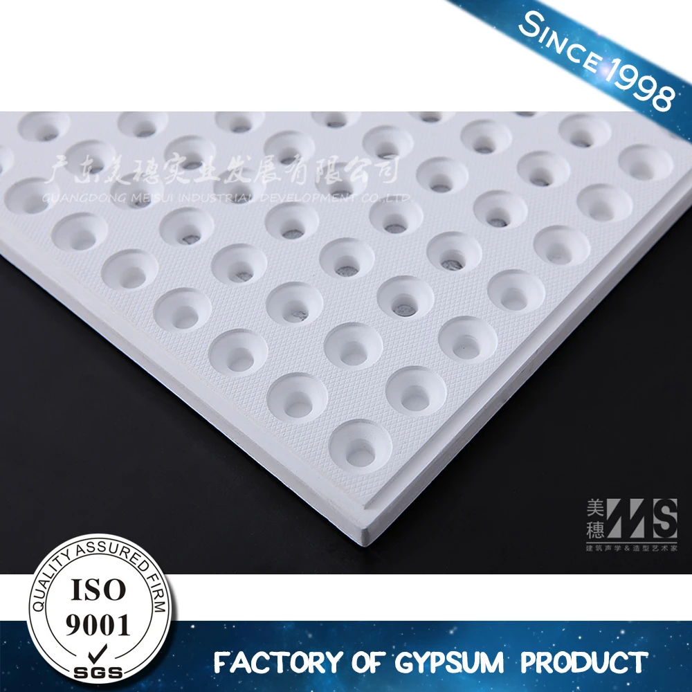 
Meisui Gypsum Ceiling Tiles made by Pure Natural Gypsum Powder 