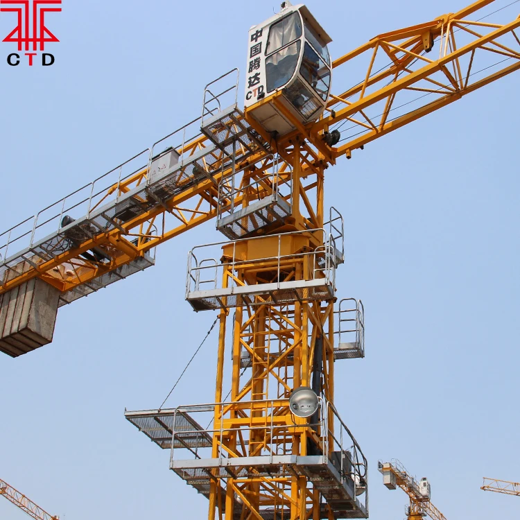 
Qtz63 6ton 50m Ce Hammer Head Tower Crane Manufacturer 