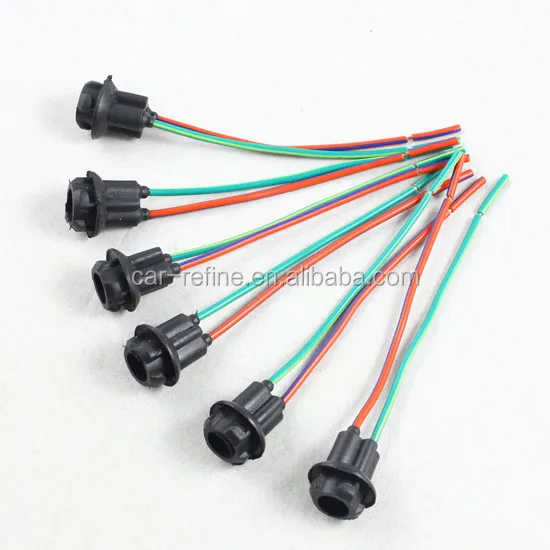 Prese Portaluce T10 A 10 Pezzi DC12V T10 W5W 194 168 Presa Supporto Luce Di Posizione Connettore Filo Lampadina Cablaggio~p147186700 Logos 912 - 6