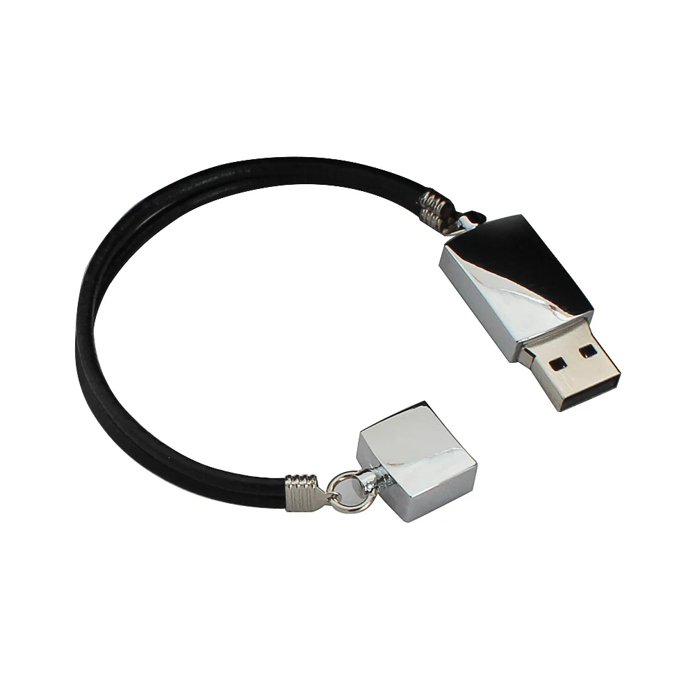 

Metal Bracelet USB 2.0 Flash Drive Wrist Band Pendrive 4GB 8GB
