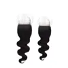 Fast Shipping Body Wave Hair Closure 4*4 100% cheap human hair lace closure