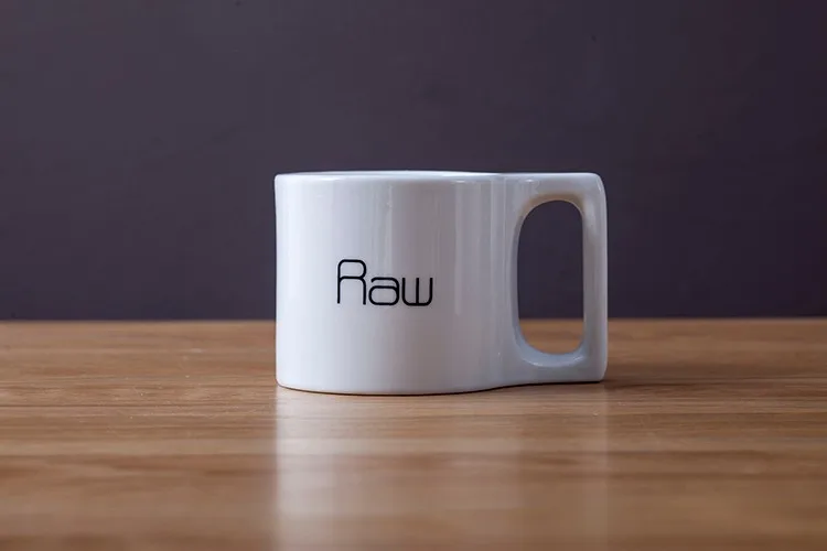 350ml Household Modern Coffee Espresso Cups Custom With Square Big