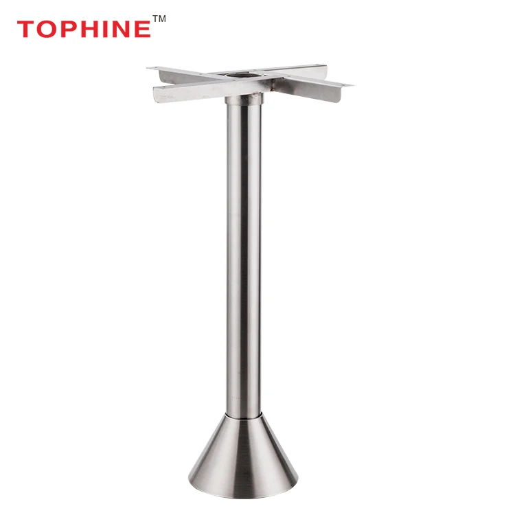 Commercial Contract Brushed Finish 304 Stainless Steel Table Base With