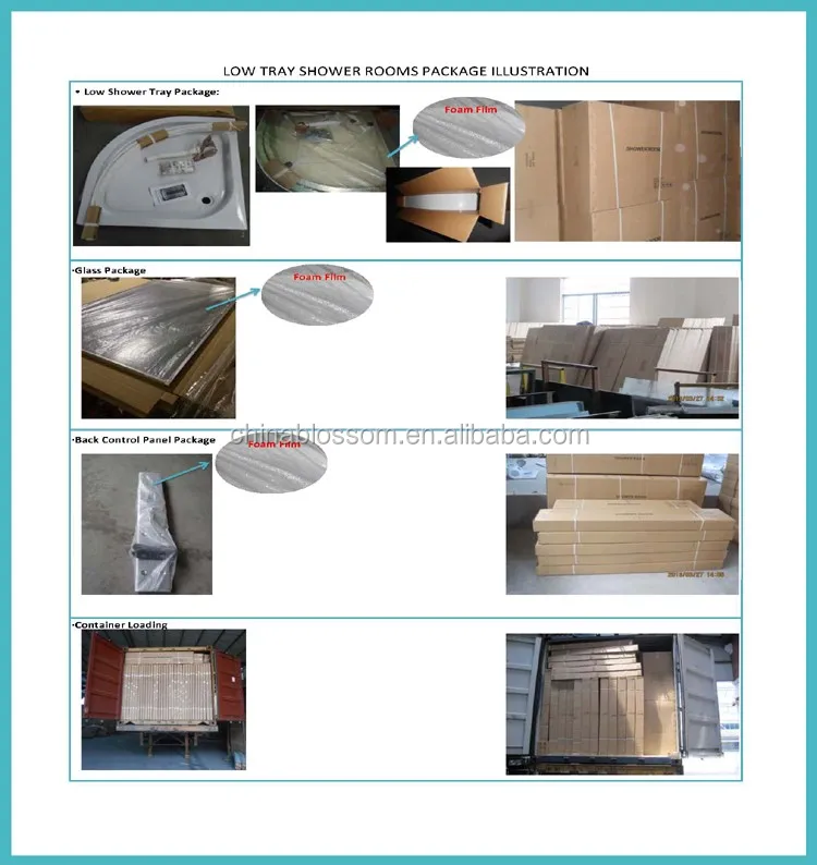 750-Package  Illustration of Shower Rooms-Low trays