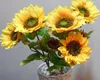 Hot sale Artificial Flowers Sunflowers/ Fake Flowers Sunflowers For indoor and out door decoration ,home ,office decor