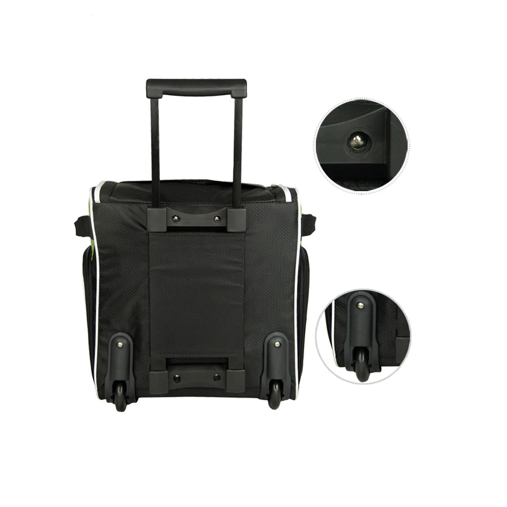 Trolley Picnic Cooler Bag With Tableware Radio Wheel - Buy Trolley ...