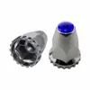 Heavy Truck Chrome ABS flange style lug nut cover decorative cover wheel trim Tubeless Tyre Steel purple Reflectors 33mm