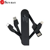 cheap promo gift multi function usb cable with micro iso type c adaptor usb cable