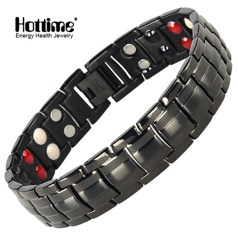 Fast Delivery Stainless Steel Black Magnetic Energy Balance Bracelet Fashion For Men