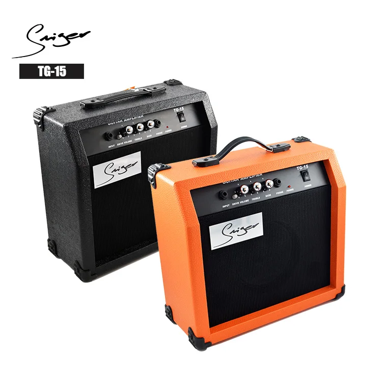 High Quality Guitar Amp Tg15 15w Electric Bass Amplifier Black Buy 6