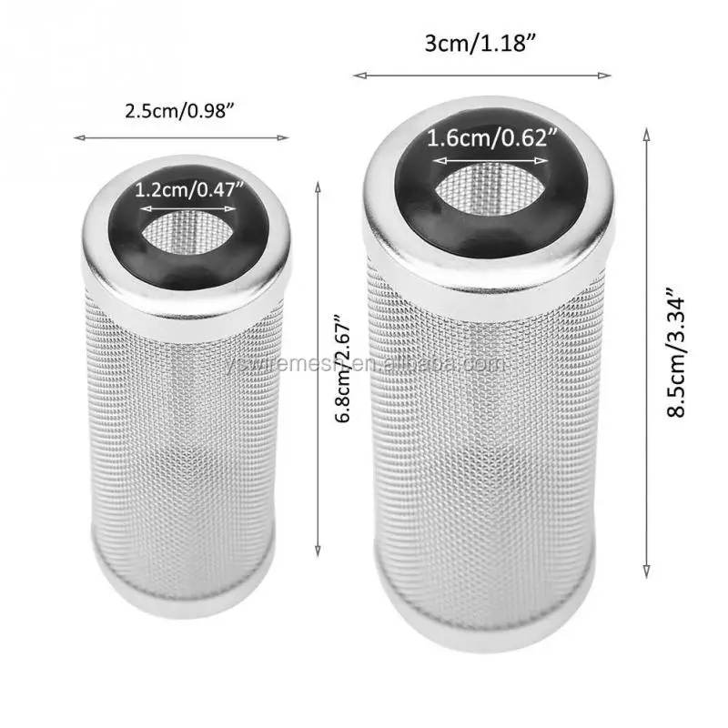 Cylinder Into The Suction Port Mesh Filter Stainless Steel Water Inlet Protection Sleeve Fish