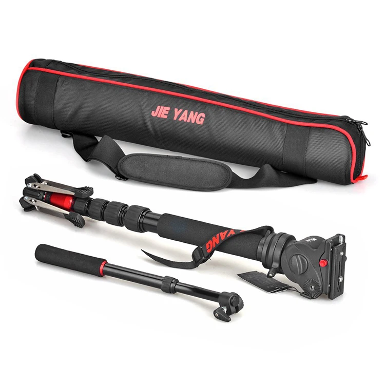 Professional Video Monopod With Damping Fluid Hydraulic Head 5kg Loaded