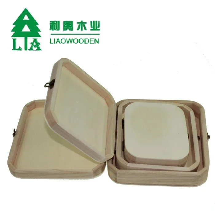 Factory wholesale price of wood treasure box