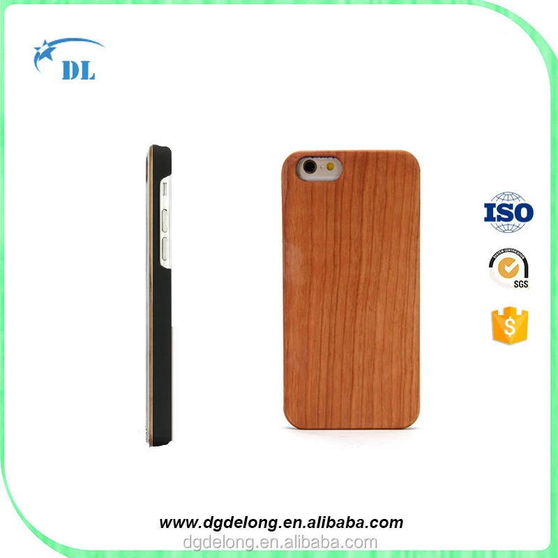 Promotion Cherry Wood Phone Case for iphone 5s 6 6s Eco-friendly Mobile Phone Shell Case Wood Case for iPhone