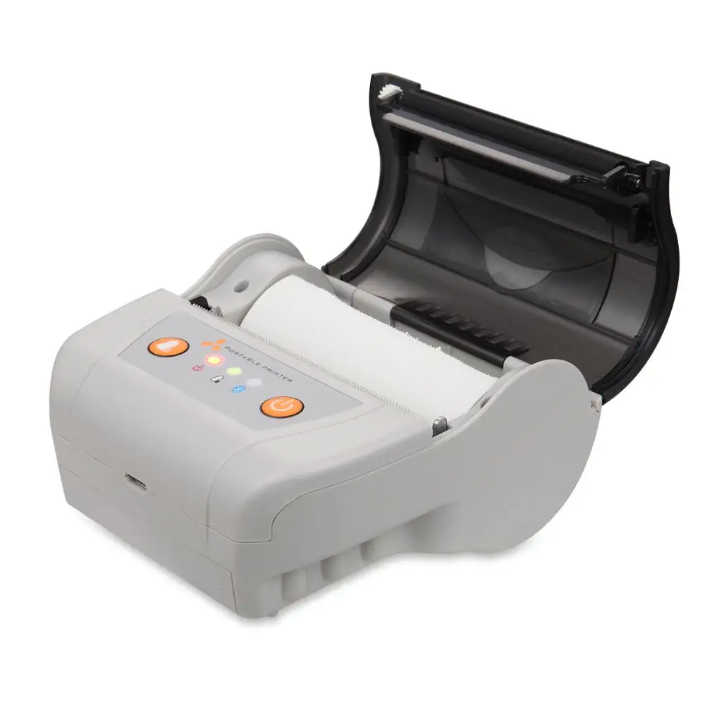 

TS-M330 Mobile handheld mini wireless thermal receipt textile printer label 80mm machine price, Black or gray