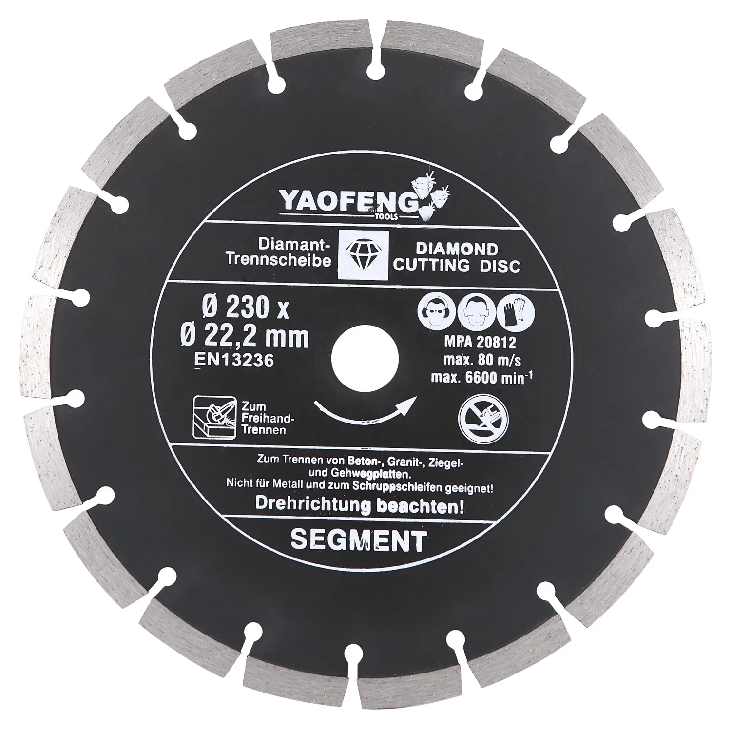 
South America Market Target Segmenter Cold Press Diamond Saw Blade disco diamantado for dry cutting disc 