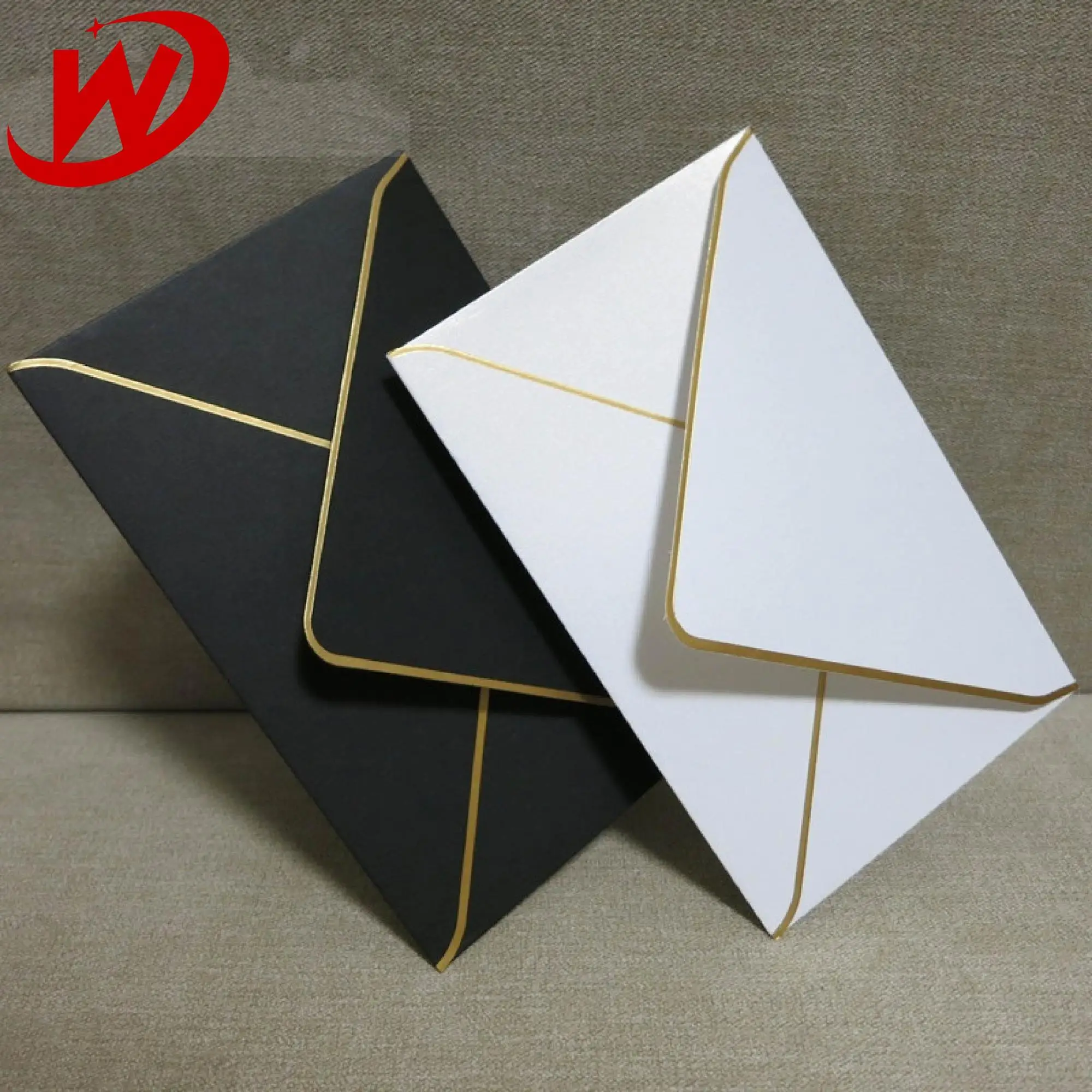 黄金冲压礼品信封婚礼商务邀请信封 - buy 礼品信封,金色冲压商务信封