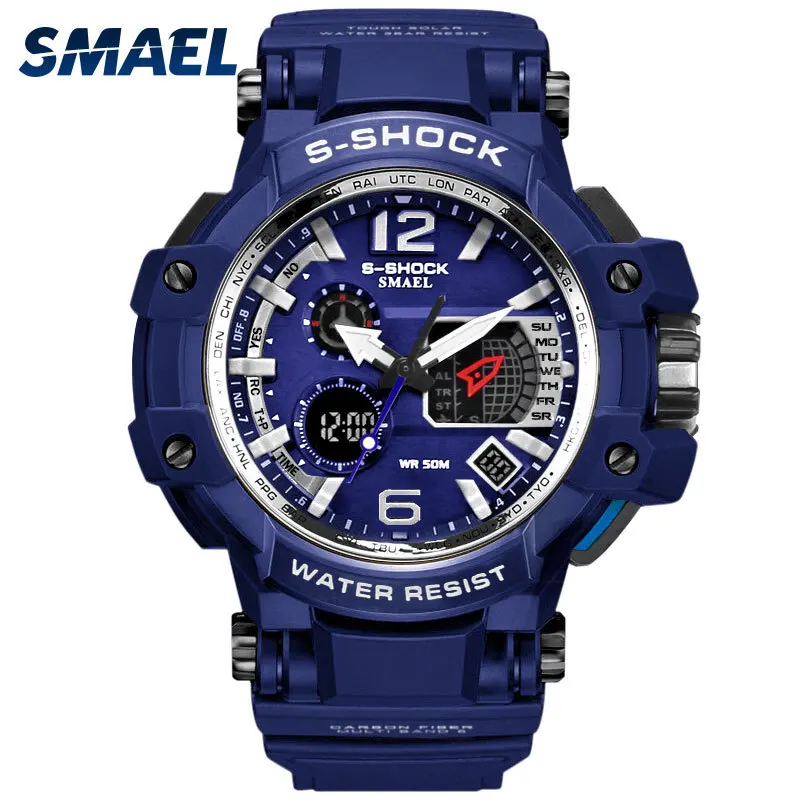 

SMAEL1509 sports wrist watch, Army green, red, khaki, orange, blue