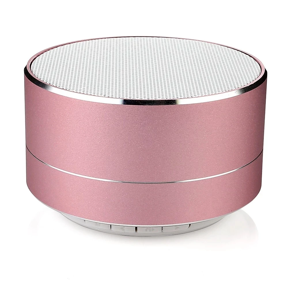 

Behenda 2019 Outdoor Portable Mini bluetooth Speaker Aluminium A10 Wireless Speakers With LED Lights Music Speaker, Blue;black;silver;gold;pink