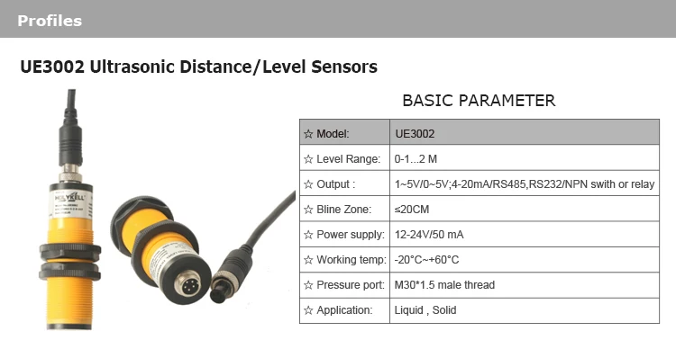 ultrasonic waste level sensor