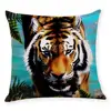 Wholesale low MOQ animal print decoration cushion cover pillow