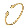51850 xuping guangzhou fashion imitation jewelry simple styles 24k gold bangle cuff
