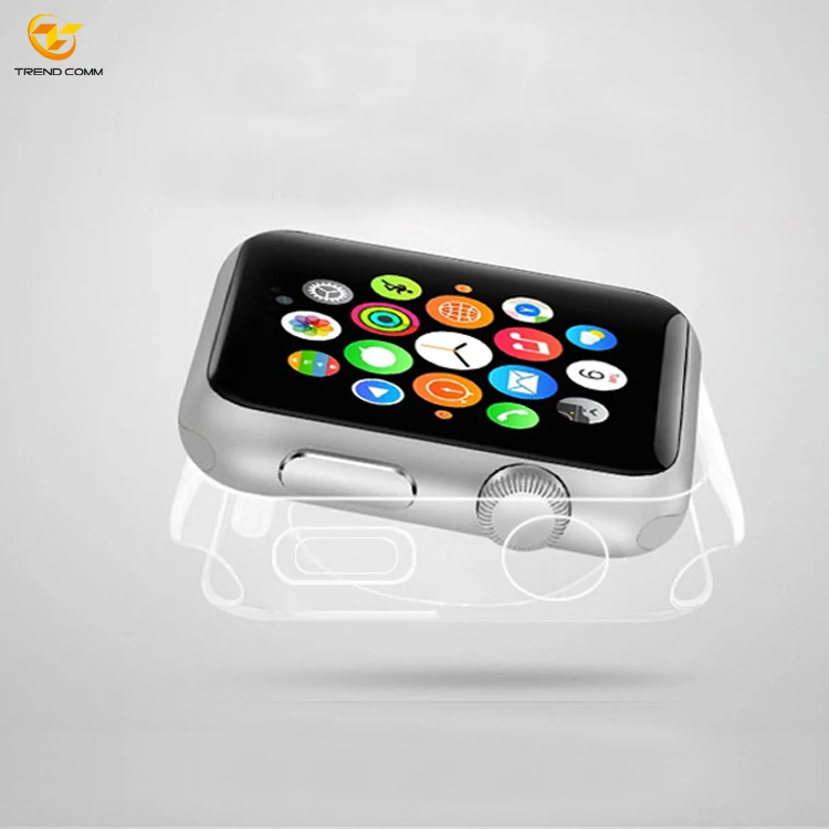 

Low Price Clear Ultra Thin Flexible TPU Plastic Case For Apple Watch
