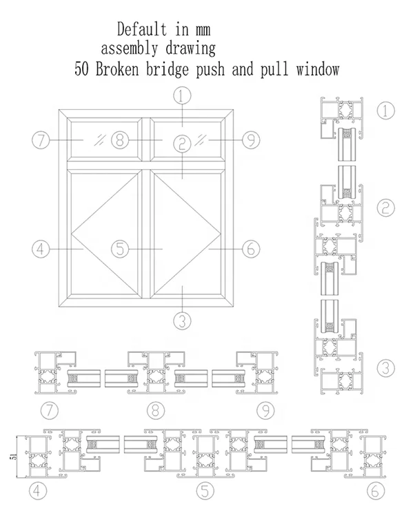 
customization aluminium windows and doors wall aluminium extrusion profiles accessories sliding window frame 