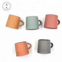 

80ml modern style matt color ceramic coffee mugs