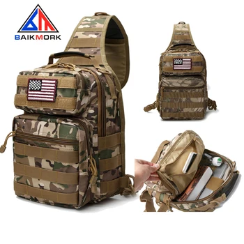 Military Tactical Sling Bag Shoulder Backpack Molle Range Everyday Carry Diaper Day Pack