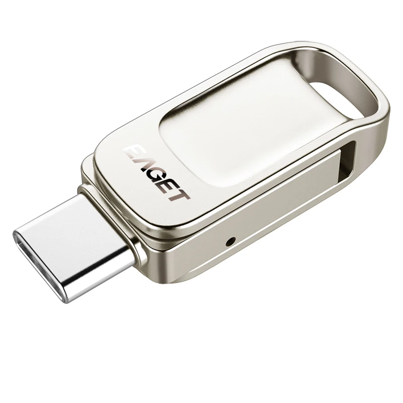 

EAGET USB Flash Disk Waterproof Metal OTG USB Flash Drive Type-c Flash Drive USB 3.1 generic 16/32/64/128GB