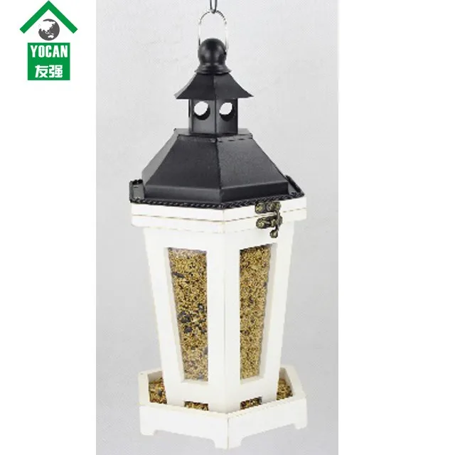 Outdoor Metal Powder Coated Gazebo Bird Feeder For Yard Decoration