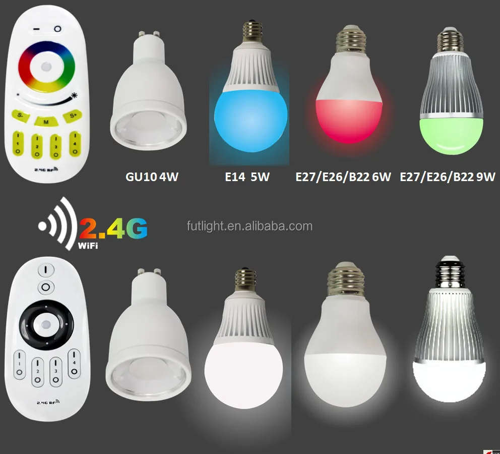 Mi light small size led bulb smart home lighting bulb 5W e14 base wifi controllable rgb color change wireless led bulb rgb
