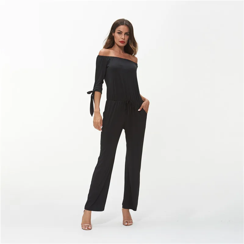 

Jumpsuits Women Romper Overalls Rompers 2019 Autumn Ladies Solid Sexy Off Shoulder Long Sleeve One Piece jumpsuit for women, Wblack;burgundy;dark green;royal blue;peacock blue velvet jumsuit