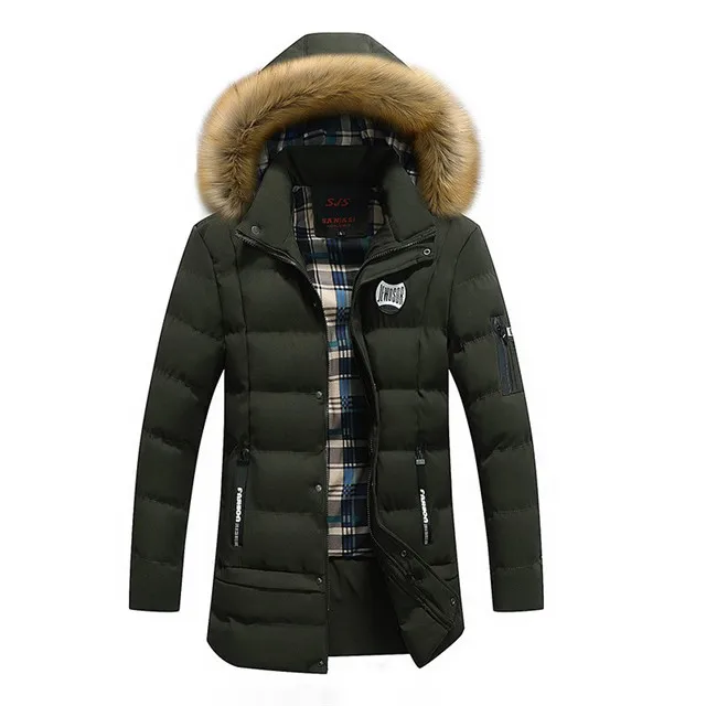 

Customized Men Padding Down Coat Jacket Black Fur Padded Winter Puffer Jacket For Men, N/a