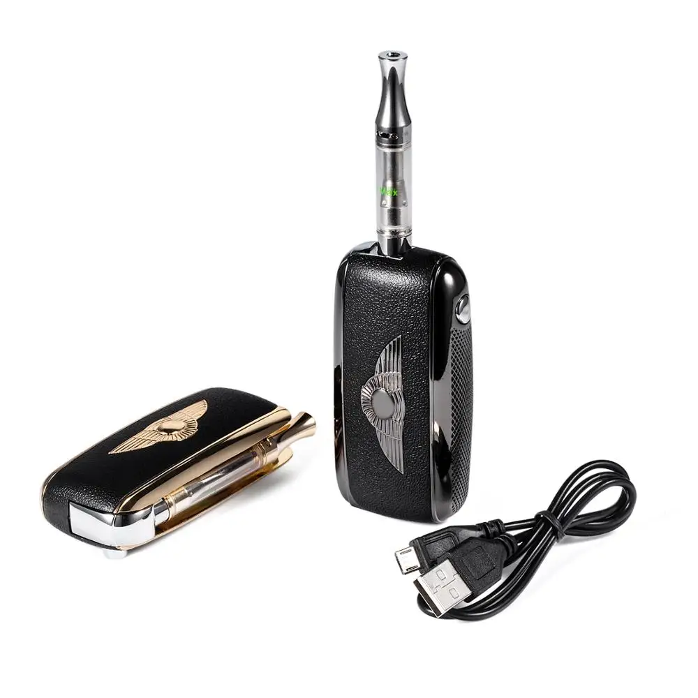 

510 cbd cartridge magnetic pen battery USB key mod rechargeable box cbd vape oil, Black;gold;silver